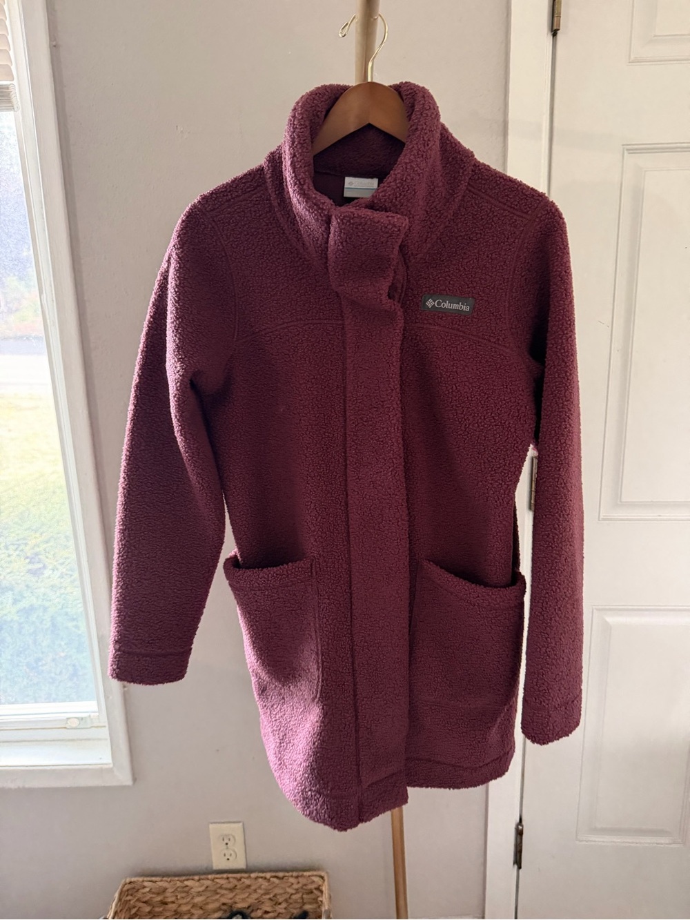 Columbia Women's Dark Wine Teddy Fleece Jacket